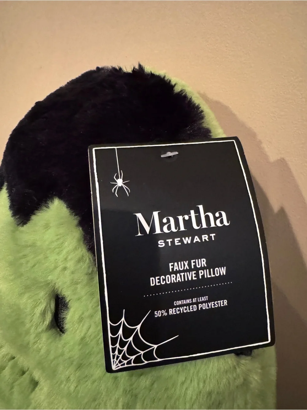Martha Stewart Frankenstein Plush Halloween Decorative Pillow